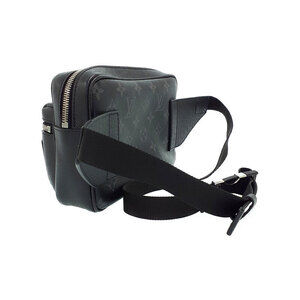 Louis Vuitton Black Body Bum Rama Taiga Leather Outdoor Bag